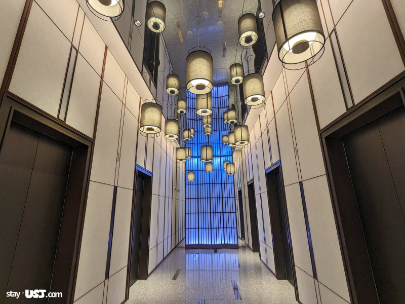センタラグランドホテル大阪のエレベーターホール