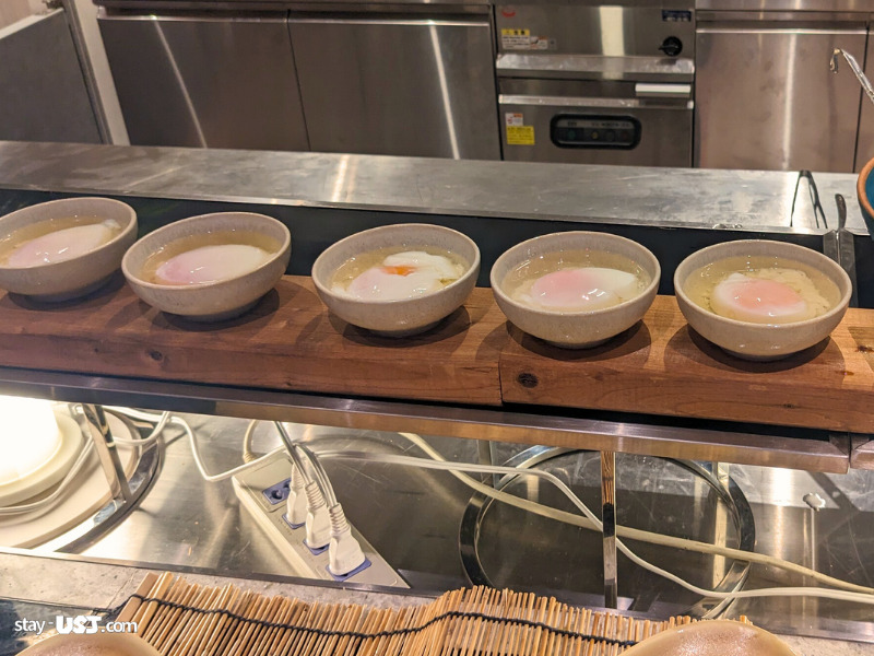 センタラグランドホテル大阪のレストラン・朝食ビュッフェの温泉卵